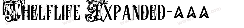 Shelflife Expanded字体转换 Shelflife Expanded字体转换